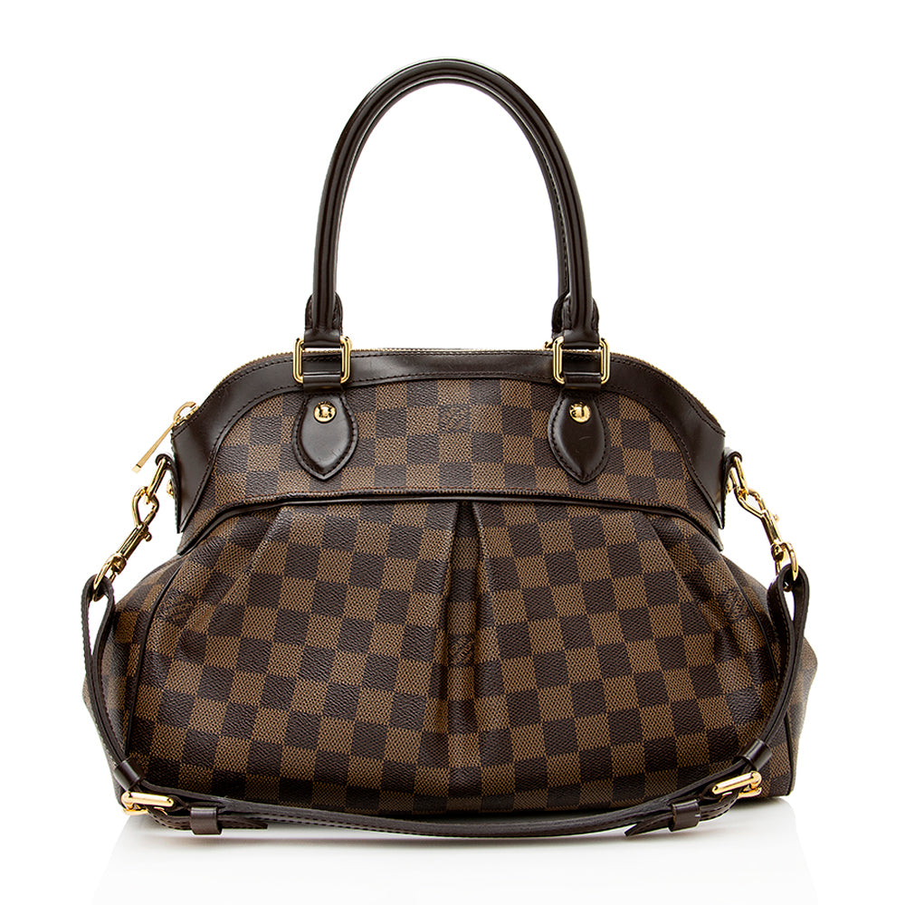 Louis Vuitton Damier Ebene Trevi PM Satchel (SHF-18950)