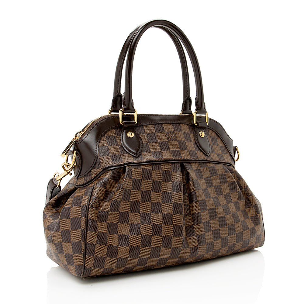 Louis Vuitton Damier Ebene Trevi PM Satchel (SHF-18950)