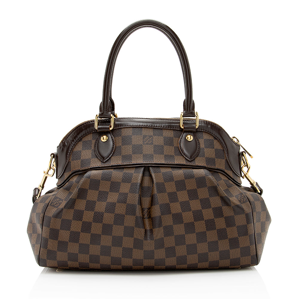Louis Vuitton Damier Ebene Trevi PM Satchel (SHF-21325)
