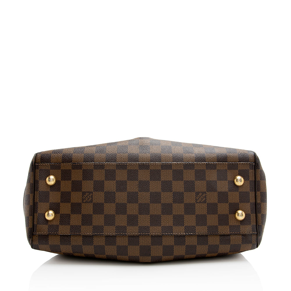 Louis Vuitton Damier Ebene Trevi PM Satchel (SHF-22029)