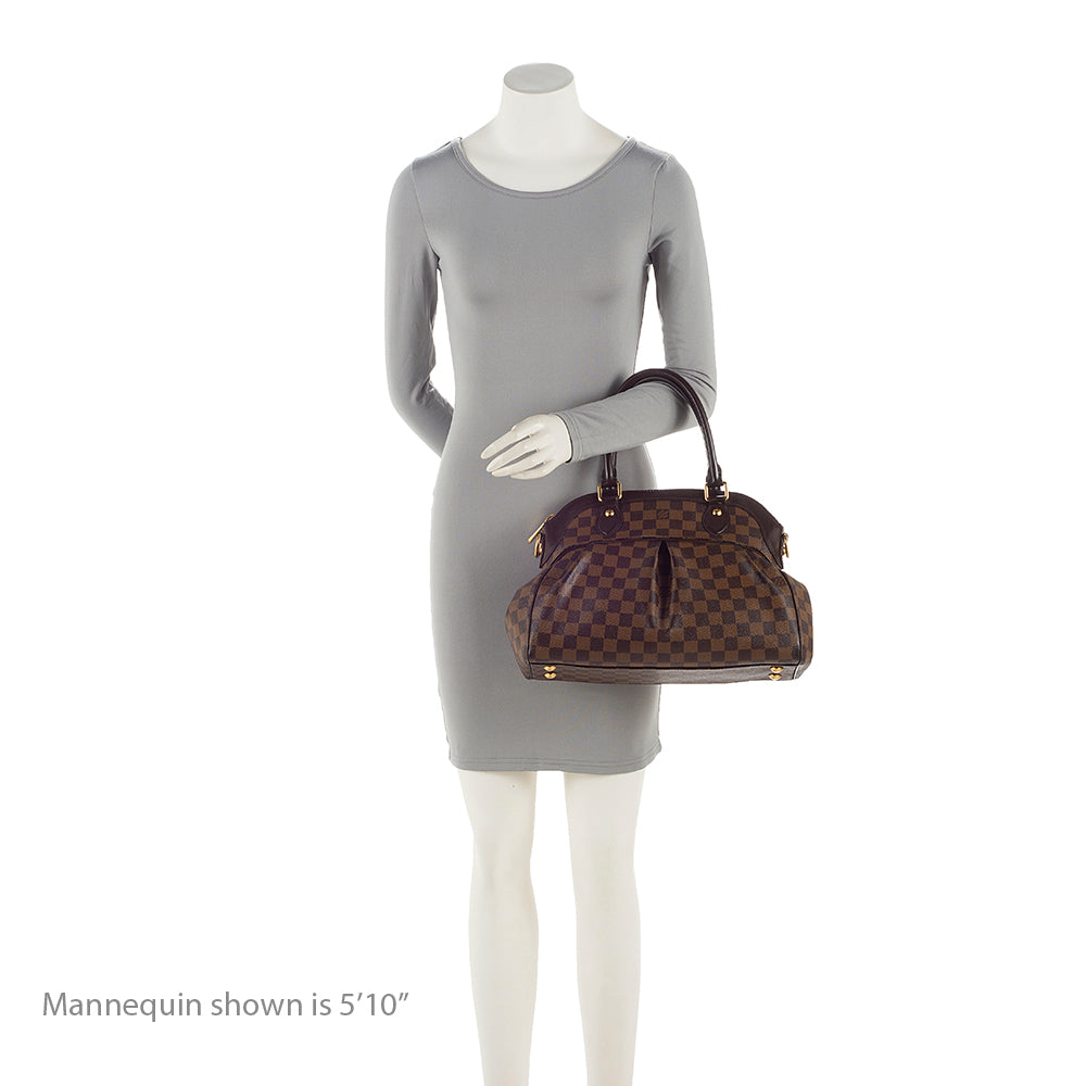 Louis Vuitton Damier Ebene Trevi PM Satchel (SHF-22029)