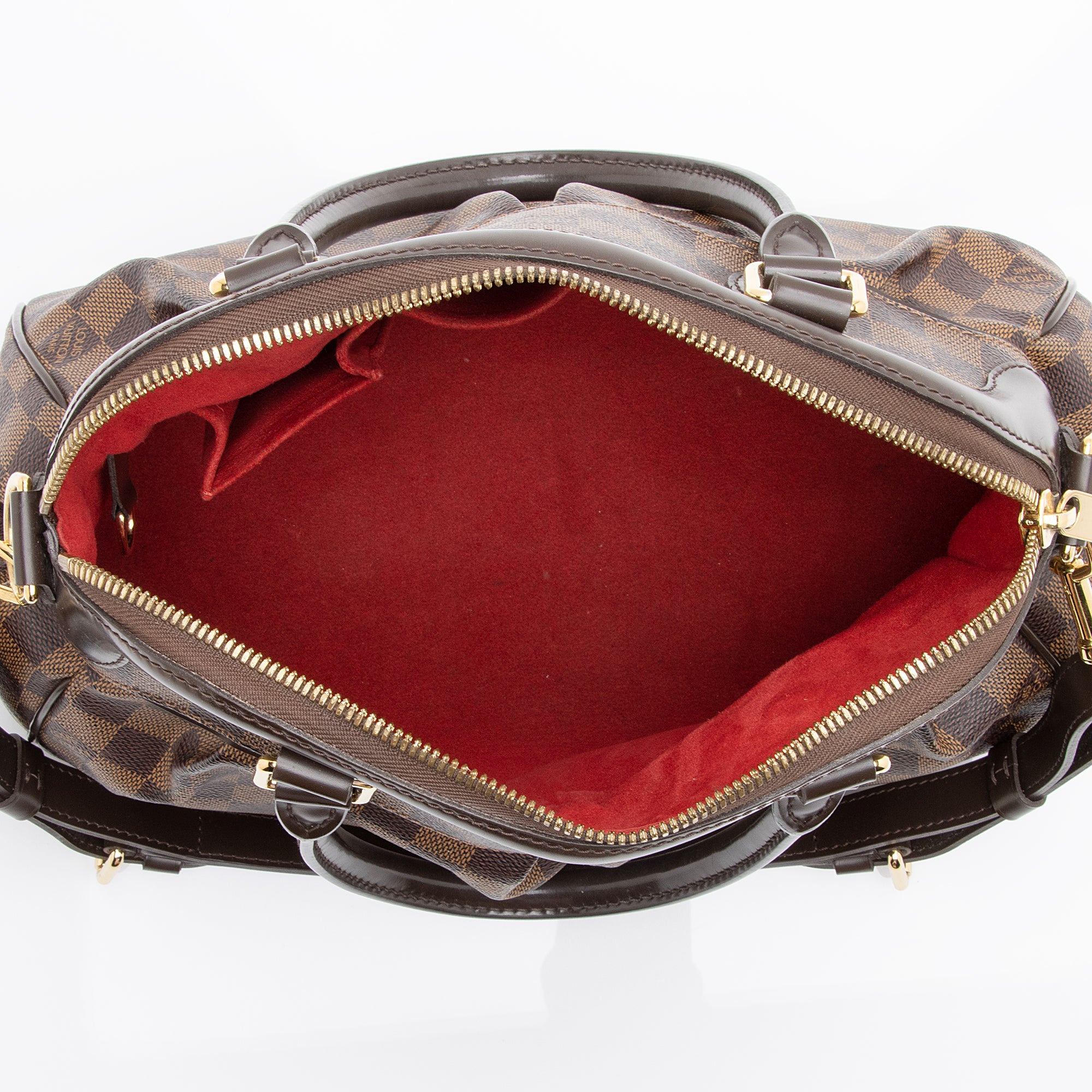 Louis Vuitton Damier Ebene Trevi PM Satchel (SHF-23594)