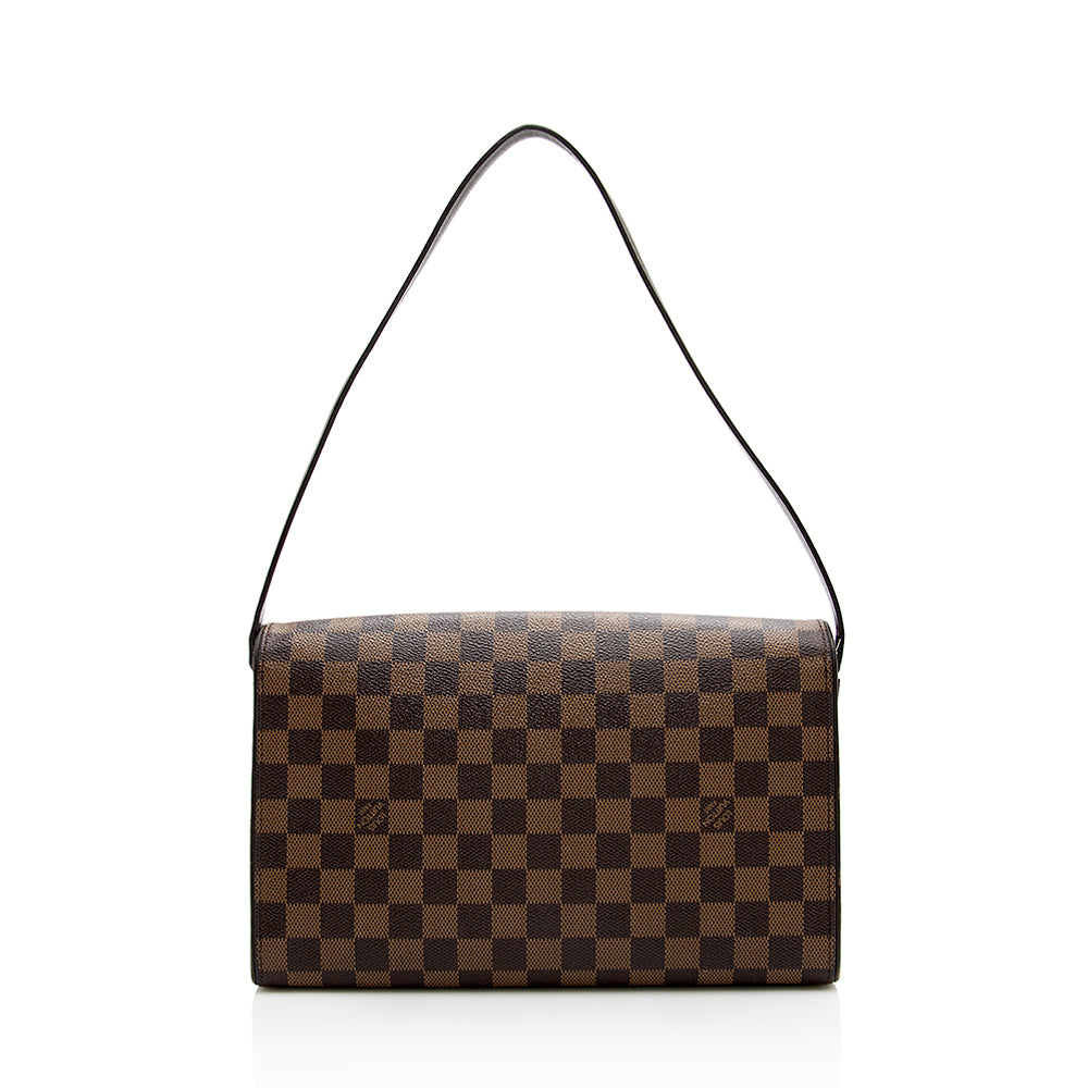 魅了 Louis Vuitton Damier Ebene Tribeca Long Shoulder Bag (SHF-16116) バッグ