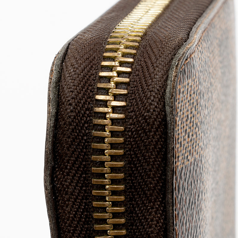 Louis Vuitton Damier Ebene Zippy Wallet (SHF-16729)