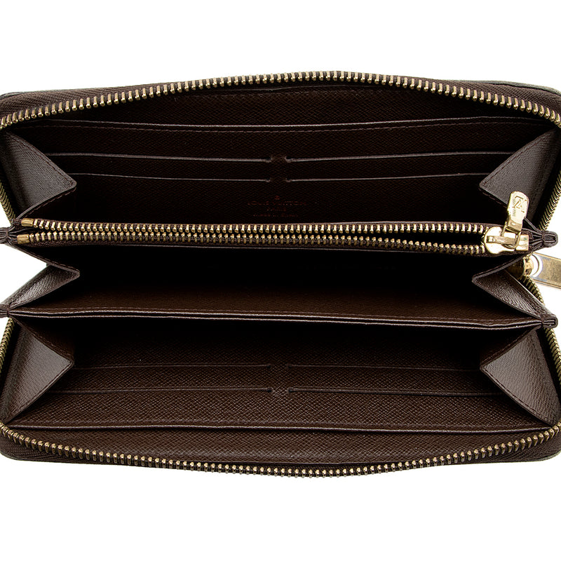 Louis Vuitton Damier Ebene Zippy Wallet (SHF-16729)