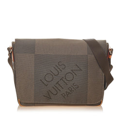 Louis Vuitton - Authenticated Utility Bag - Leather Brown for Men, Good Condition