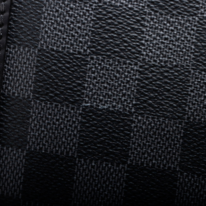 Louis Vuitton Damier Graphite Keepall Bandouliere 55 Duffel Bag (SHF-18775)