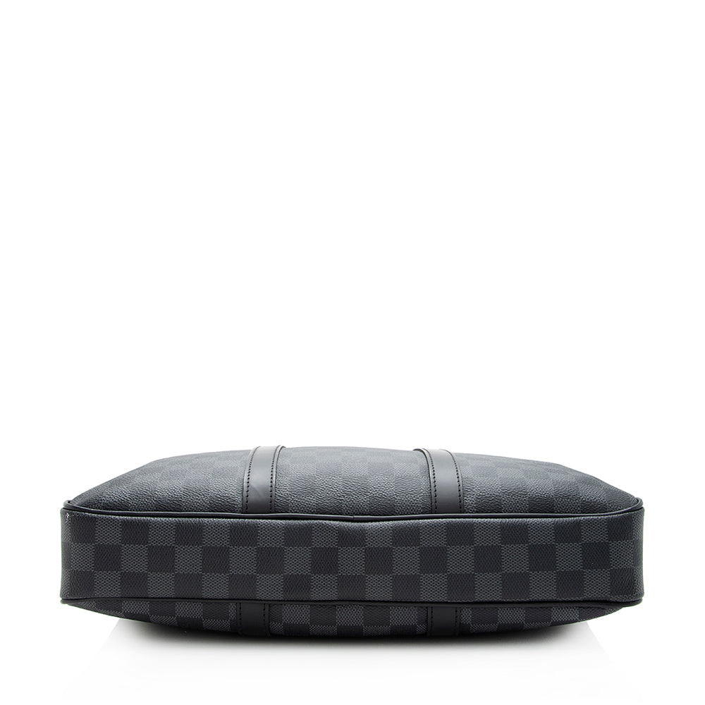 Louis Vuitton Damier Graphite Porte-Documents Voyage PM Messenger Bag (SHF-19575)