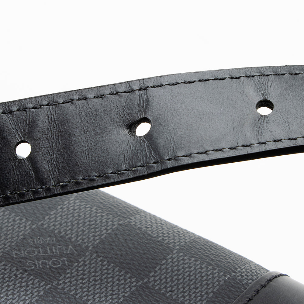 Louis Vuitton Damier Graphite Porte-Documents Voyage PM Messenger Bag (SHF-19575)