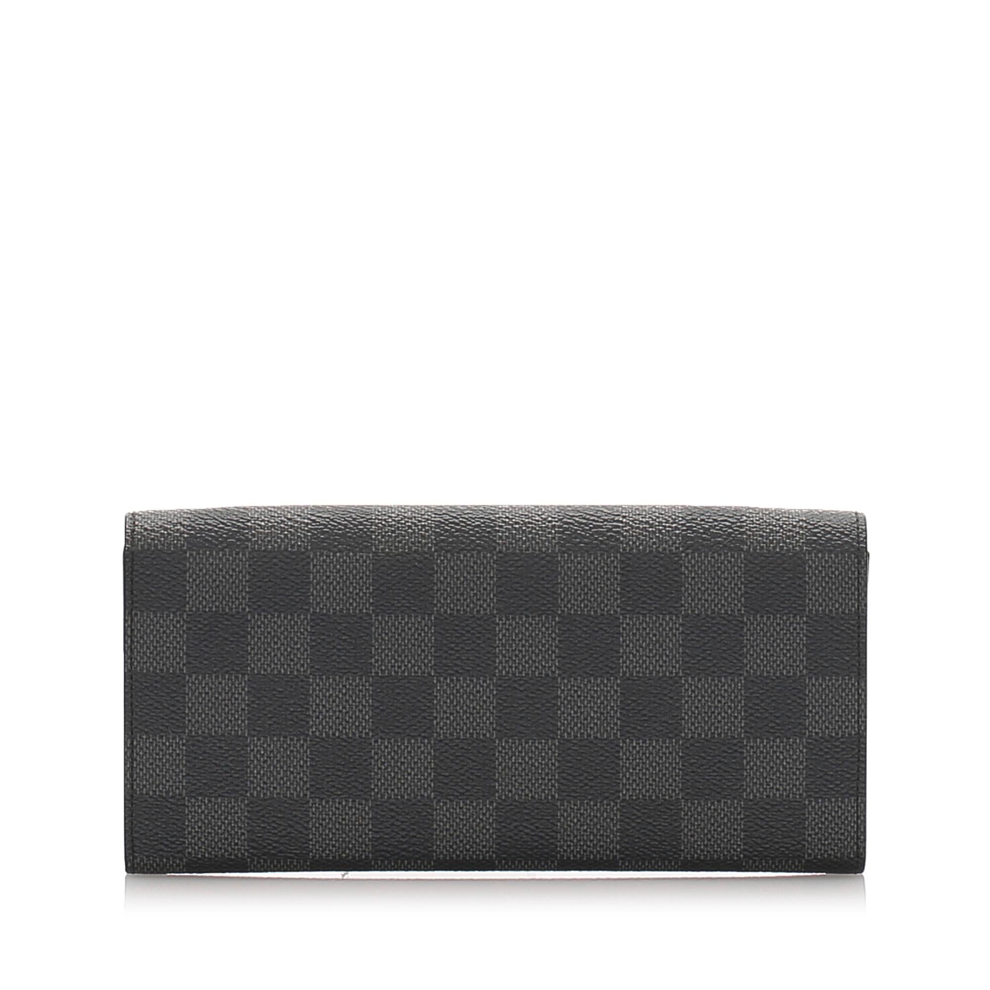 Louis Vuitton Damier Graphite Portefeuille Long Modulable Wallet (SHG-37825)