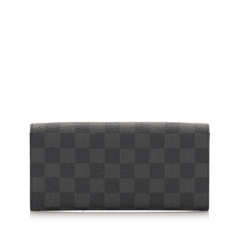 Louis Vuitton Damier Graphite Portefeuille Long Modulable Wallet (SHG-37825)