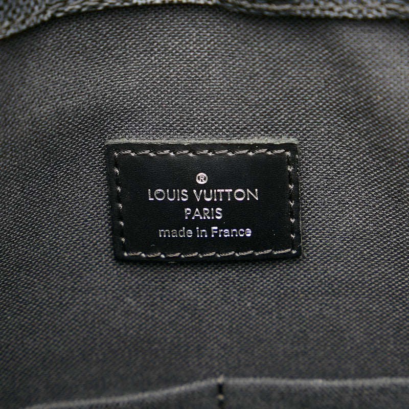 Black Louis Vuitton Damier Graphite Tadao PM Satchel