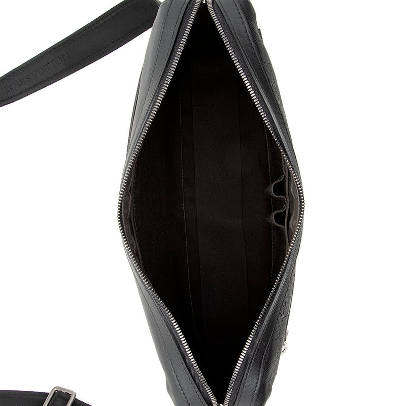 Shop Louis Vuitton DAMIER INFINI 2019 SS Strap Tambour Calf Infini Black  L/L (R15050 ) by Kanade_Japan