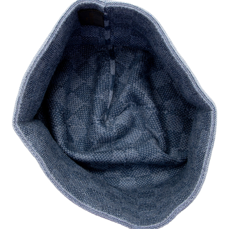 100% Authentic Louis Vuitton Knit Cap Beanie Damier Logo Hat