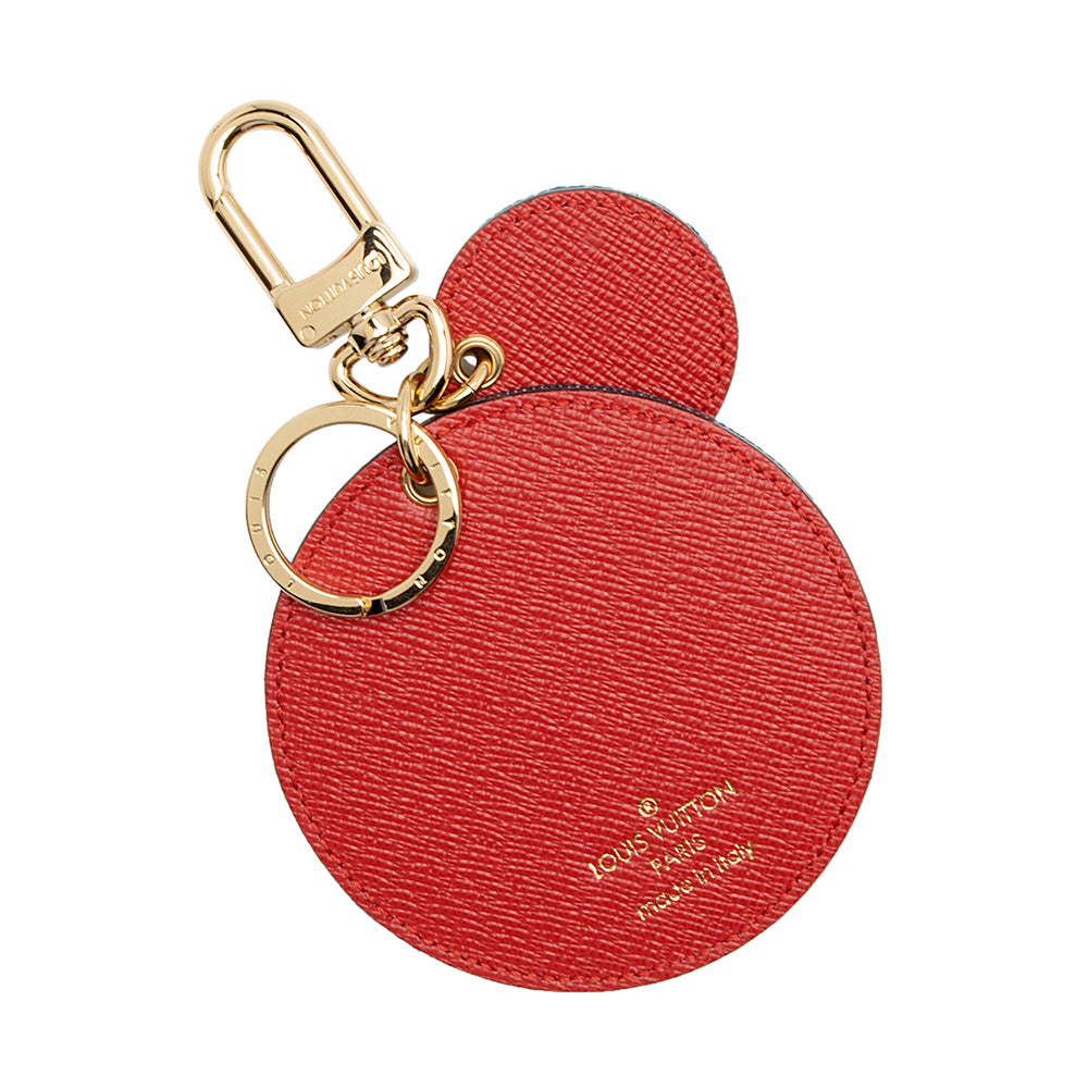 Louis Vuitton Denim Damier Patchwork Bag Charm (SHF-22034)