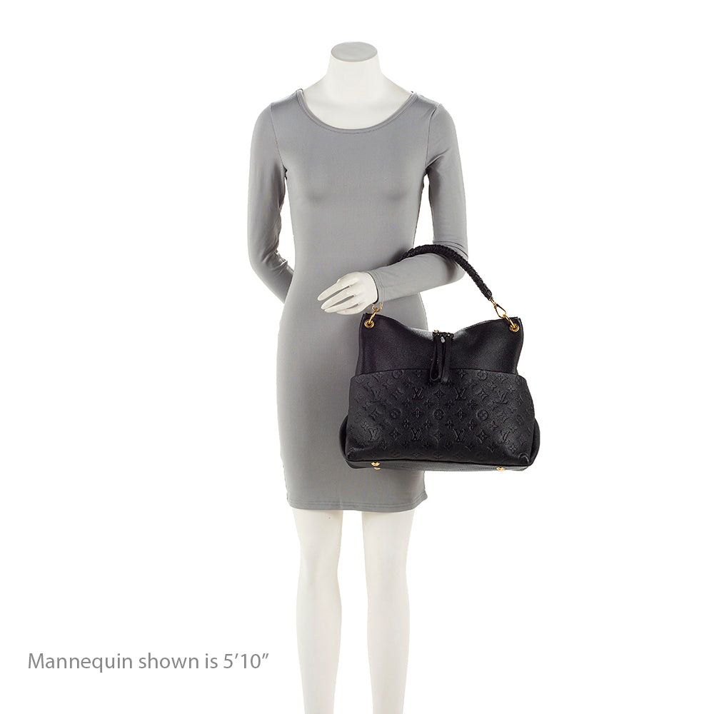 Louis Vuitton Embossed Grained Leather Maida Hobo (SHF-20562)