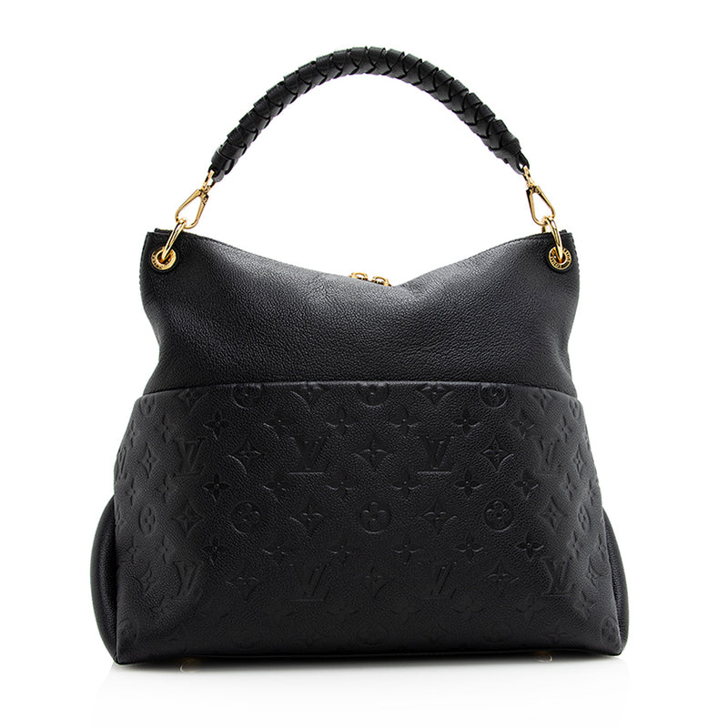 Louis Vuitton Embossed Grained Leather Maida Hobo (SHF-20562)