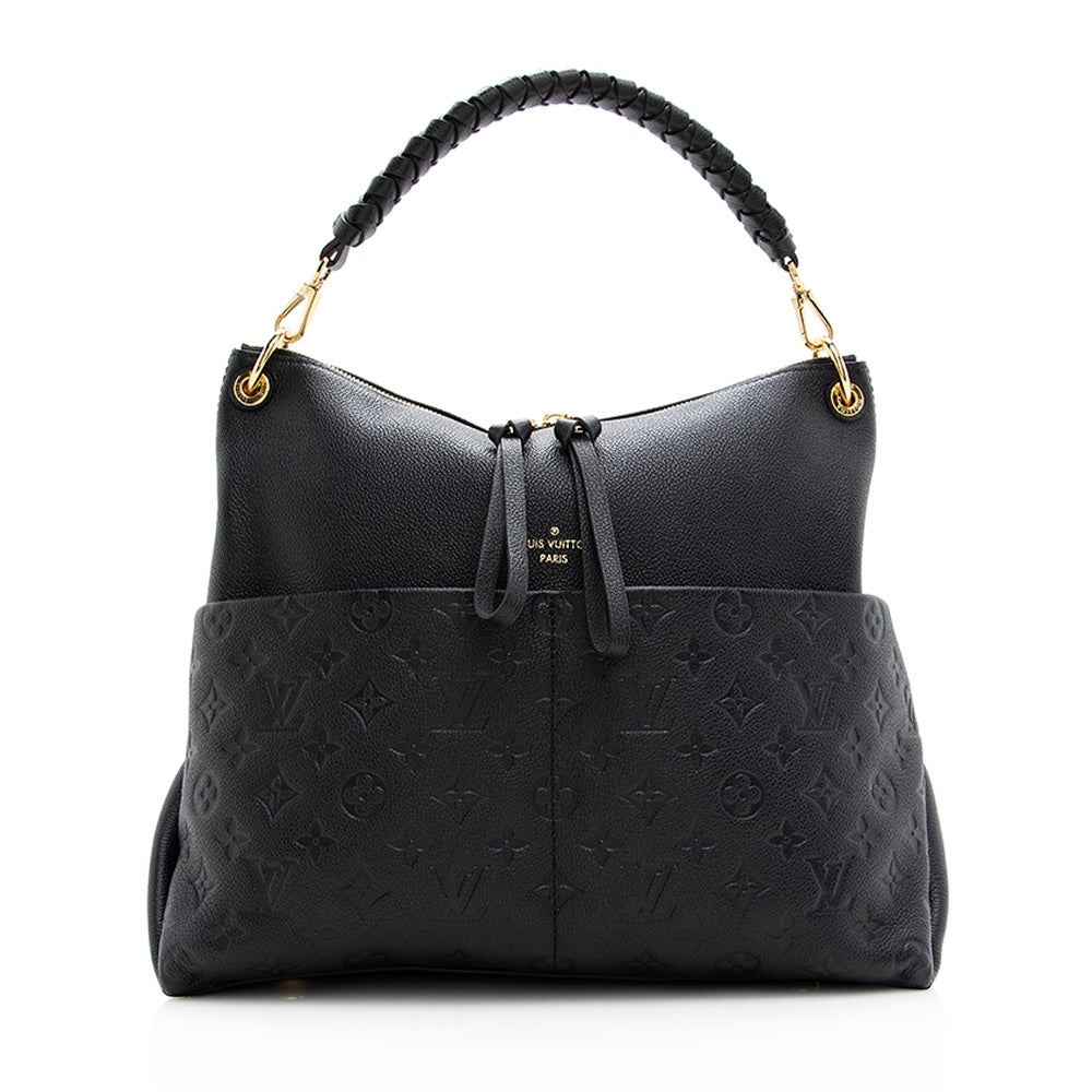 Louis Vuitton Embossed Grained Leather Maida Hobo (SHF-20562) – LuxeDH