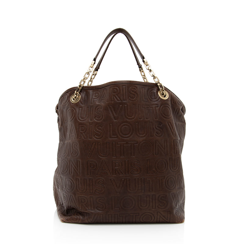 louis tote purse leather