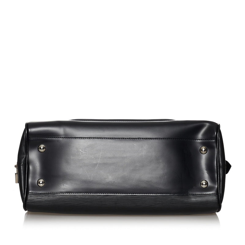 Pre-owned Louis Vuitton Epi Montaigne Bowling Bag In Black