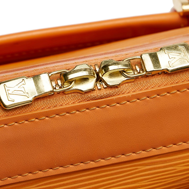 Louis Vuitton Dhanura Handbag Epi Leather PM Brown 8091183