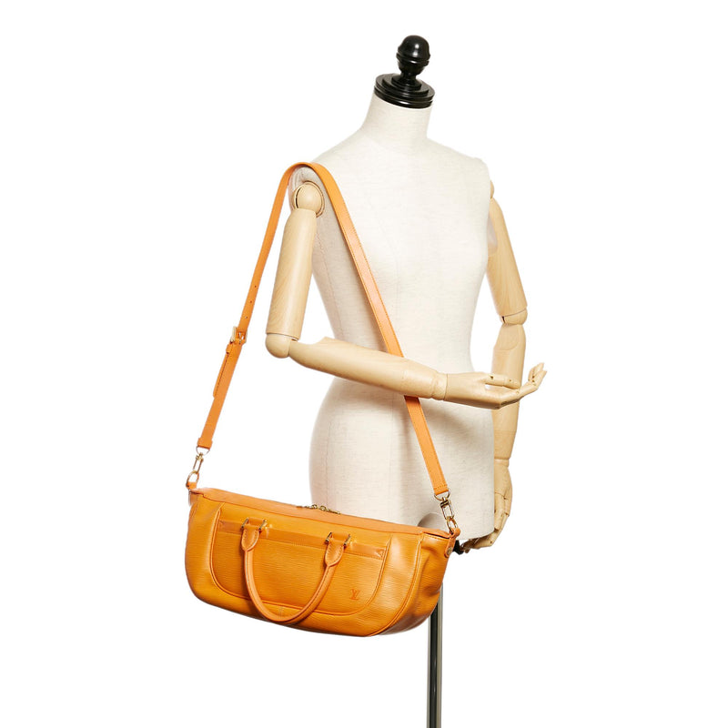 Louis Vuitton Louis Vuitton Dhanura PM Orange Epi Leather Hand Bag