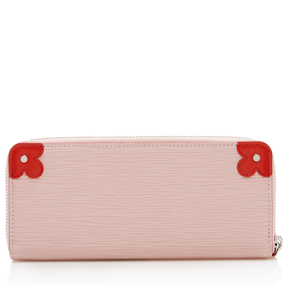 Louis Vuitton Epi Leather Blooming Corners Clemence Wallet - FINAL SALE (SHF-17232)