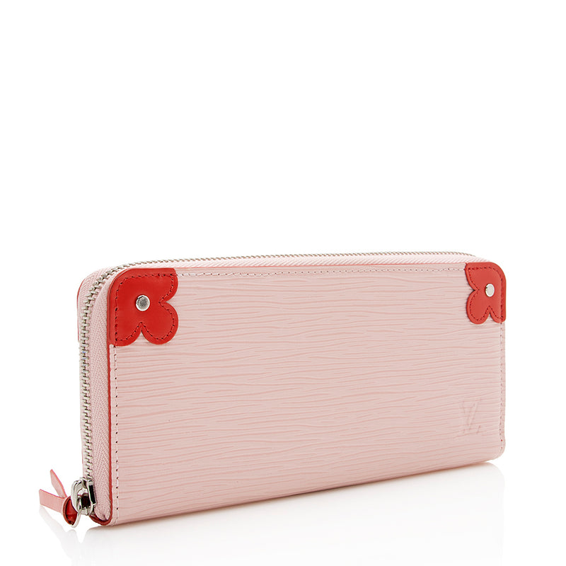 pink lv clemence wallet