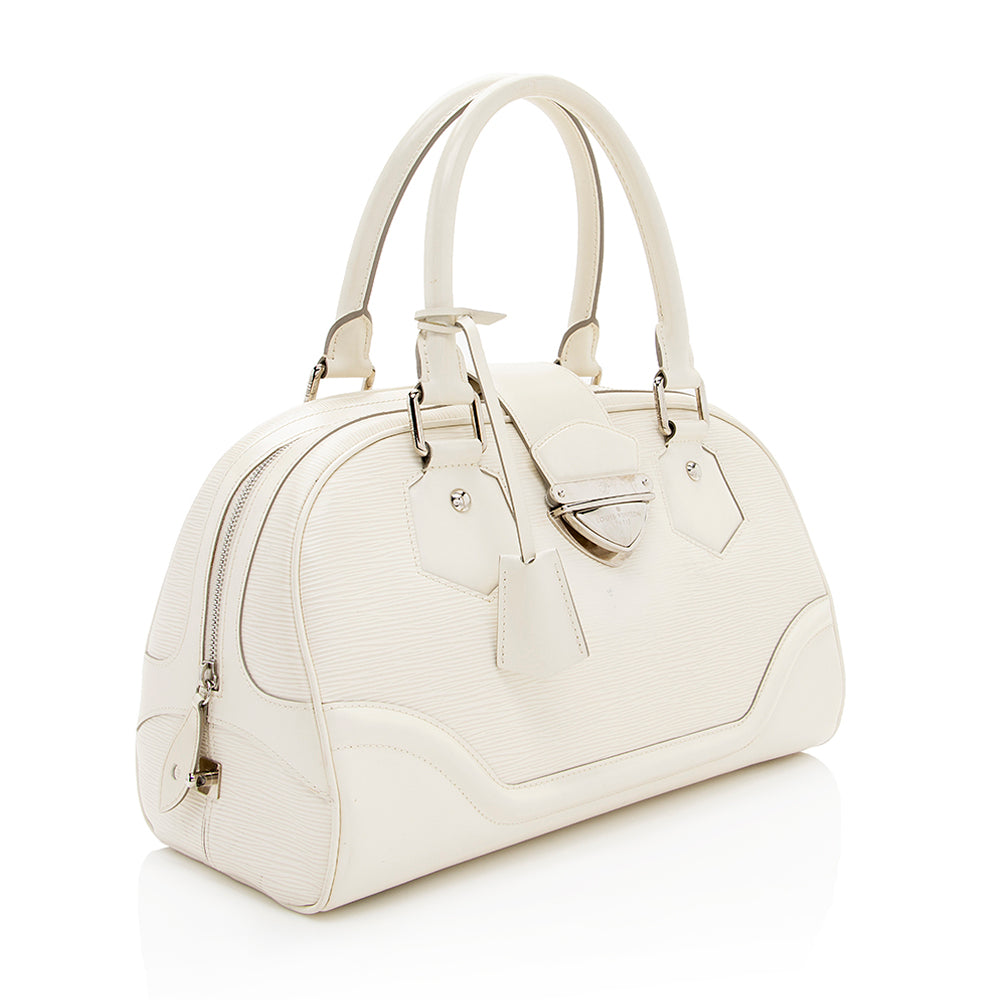 Louis Vuitton Epi Leather Bowling Montaigne GM Satchel - FINAL SALE (SHF-19092)