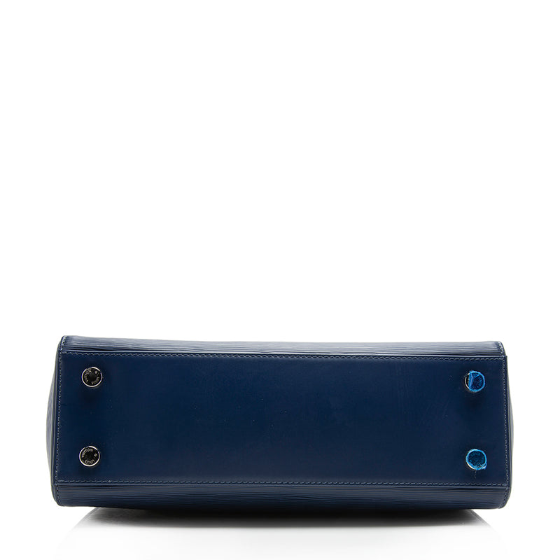 Louis Vuitton Brea Blue Epi Leather MM