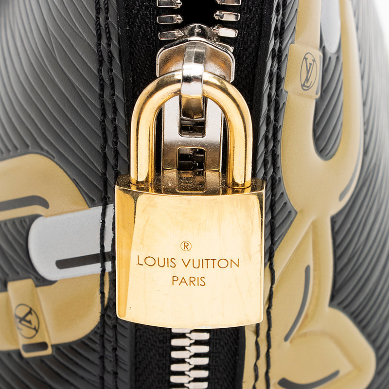 Louis Vuitton Epi Leather Chain Flower Alma PM Satchel (SHF-20005) – LuxeDH