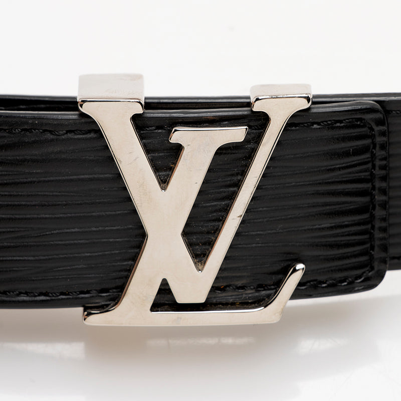 Louis Vuitton lv leather belt  Black louis vuitton belt, Lv belt, Louis  vuitton belt