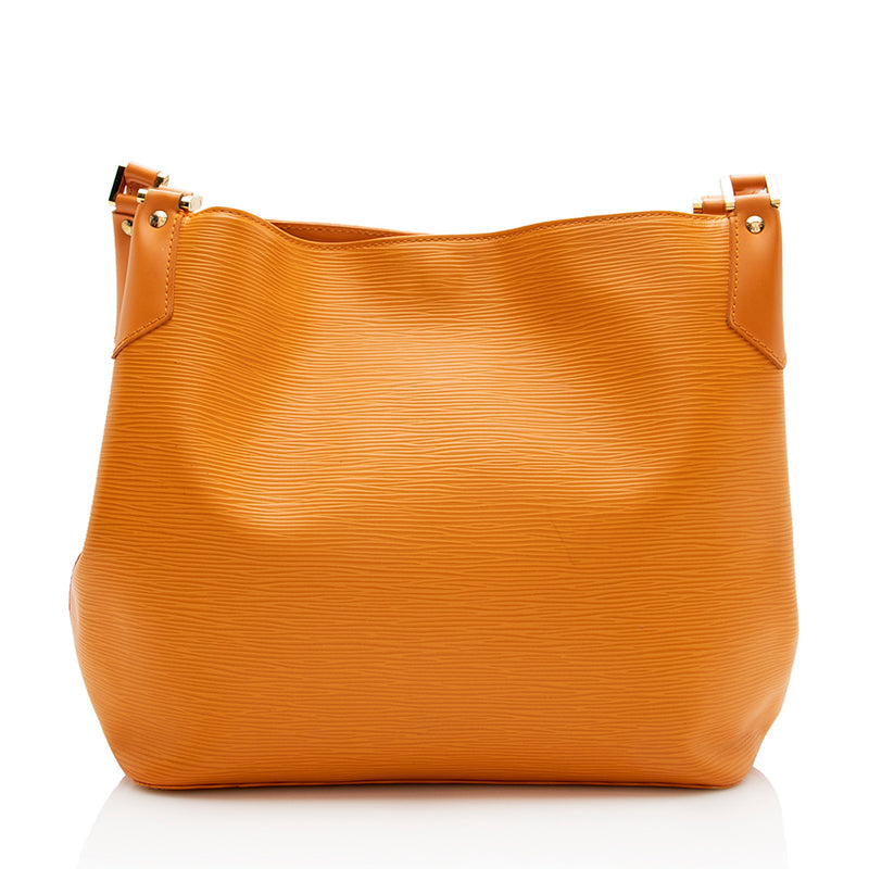 Louis Vuitton Monceau Shoulder Bag in Orange EPI Leather