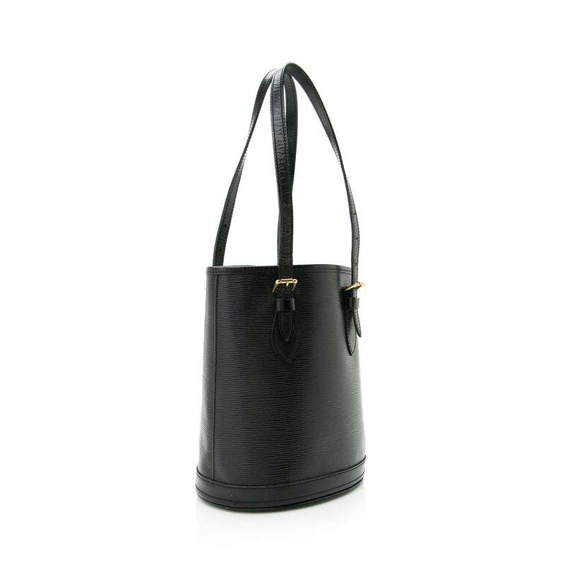 Louis Vuitton Epi Leather Petit Bucket Tote (SHF-22561)