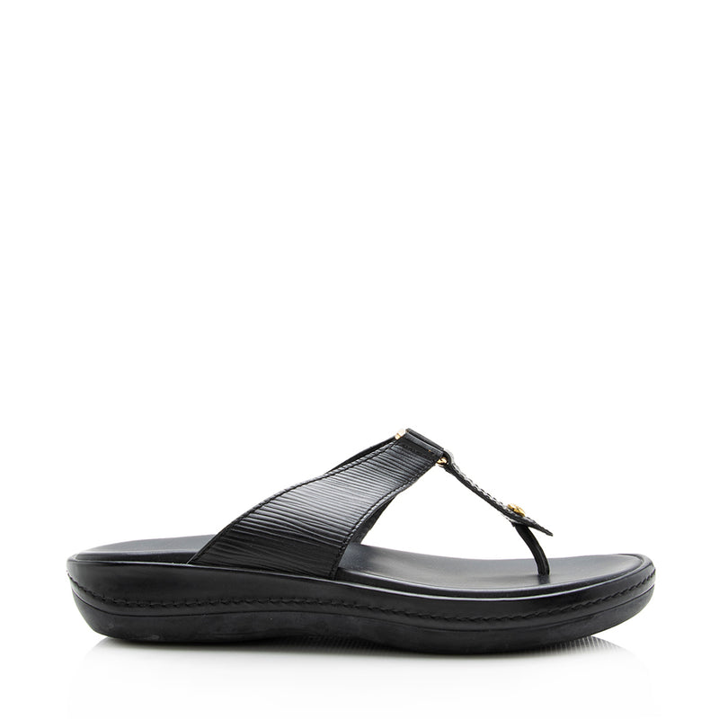 Louis Vuitton Epi Leather Thong Sandals - Size 6.5 / 36.5 (SHF-15097) –  LuxeDH