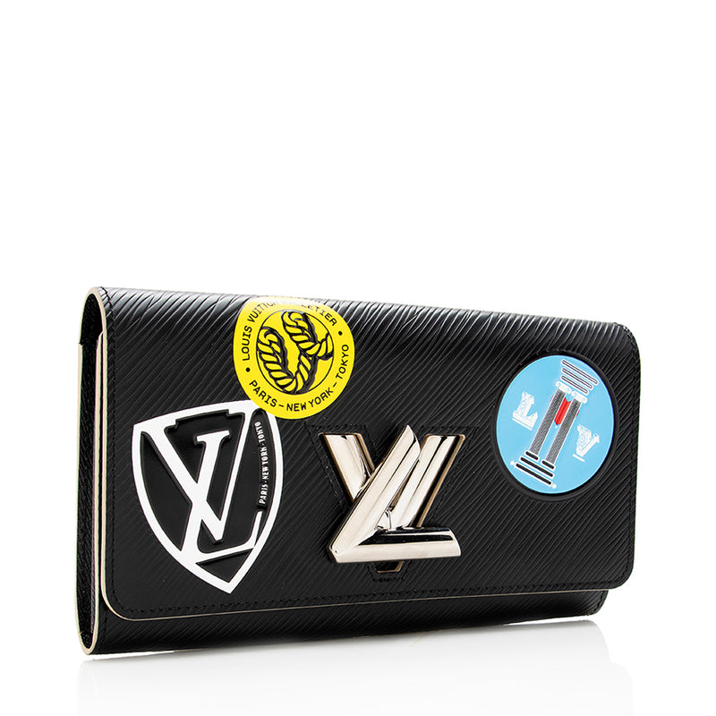 Louis Vuitton Epi Leather World Tour Twist Wallet (SHF-18245)