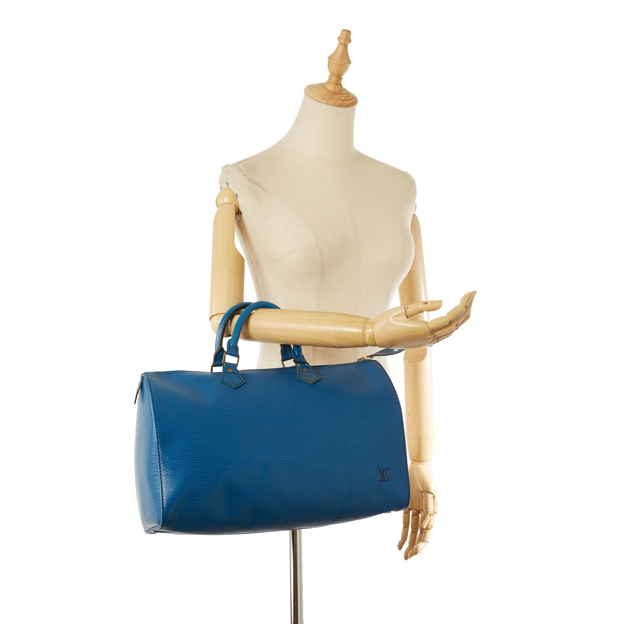 Louis Vuitton Epi Speedy 35 (SHG-21807)