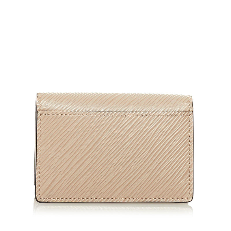 Louis Vuitton Lv twist wallet epi leather with birds
