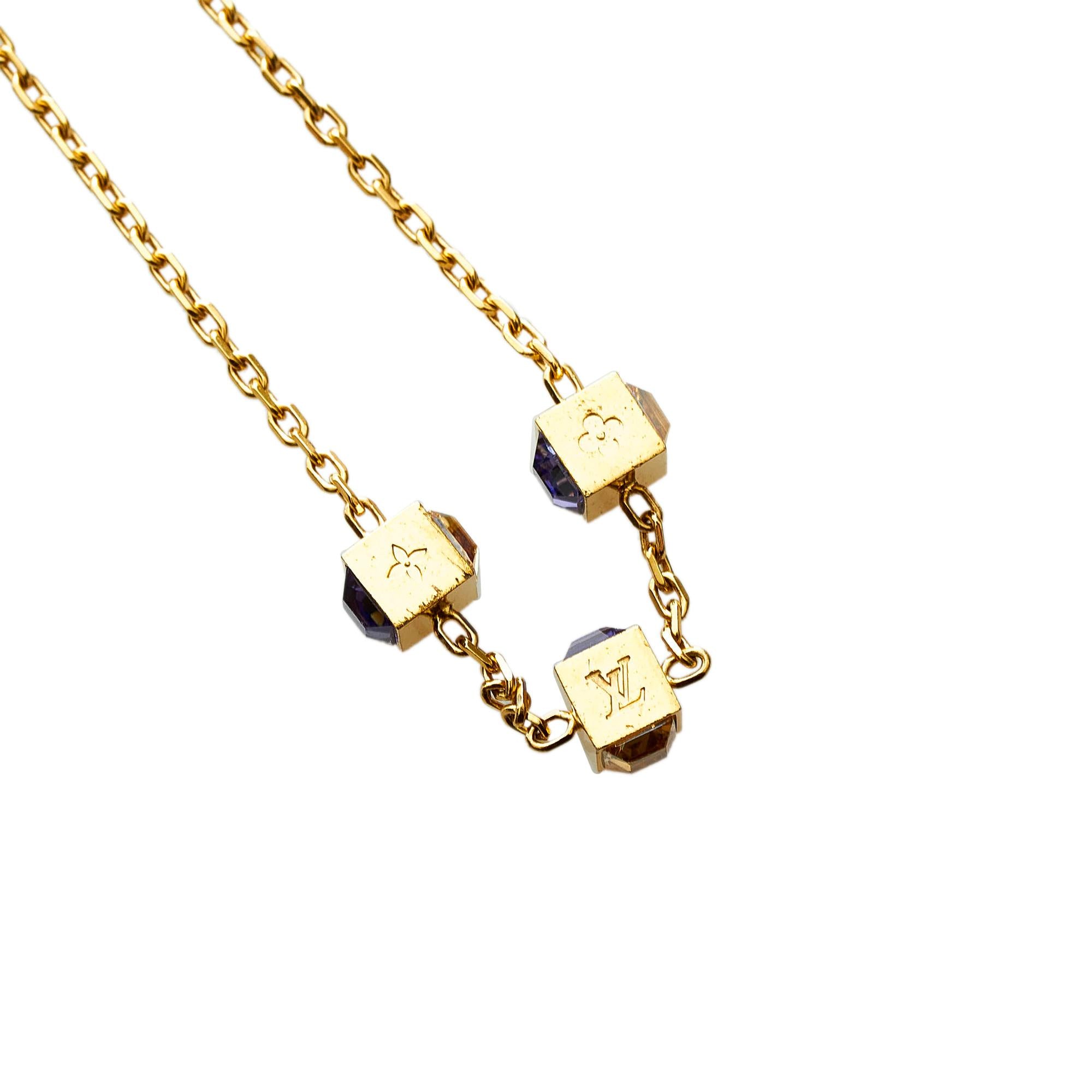 Louis Vuitton Gamble Necklace (SHG-29952)