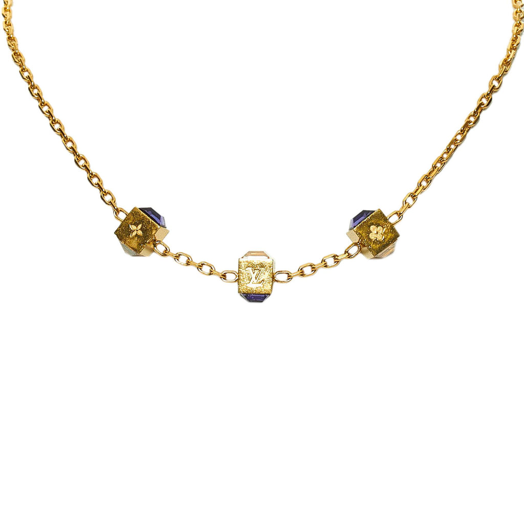 Louis Vuitton Gamble Necklace (SHG-29952) – LuxeDH
