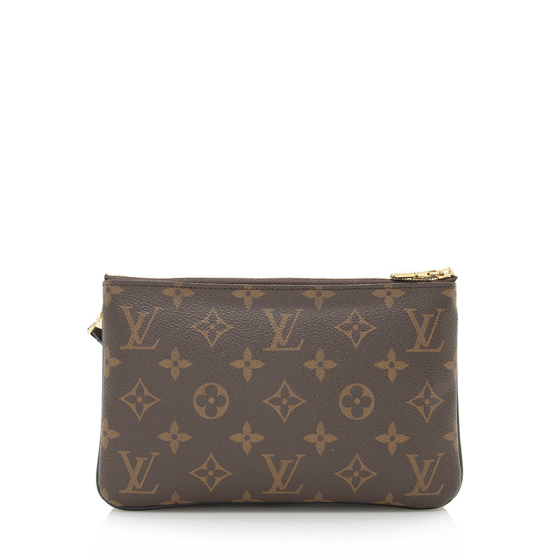 Double Zip Pochette Monogram Canvas - Wallets and Small Leather Goods, LOUIS VUITTON