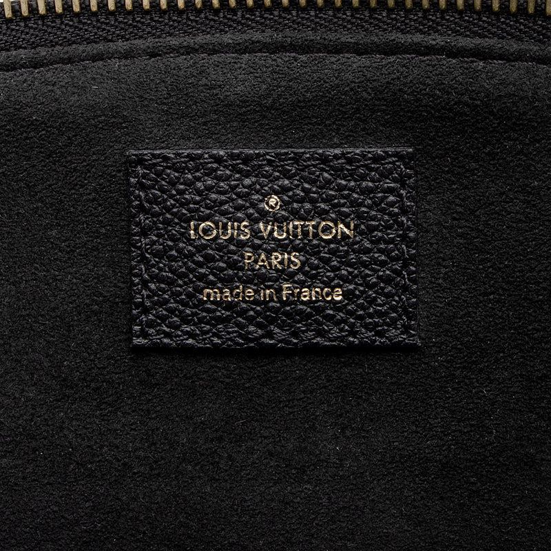 Louis Vuitton Empreinte Monogram Giant Petit Palais Black Beige