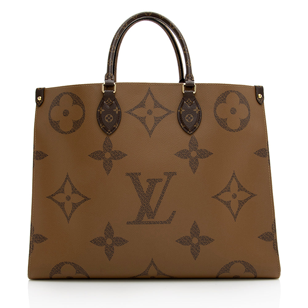 Louis Vuitton Giant Monogram Onthego GM Tote (SHF-20518)