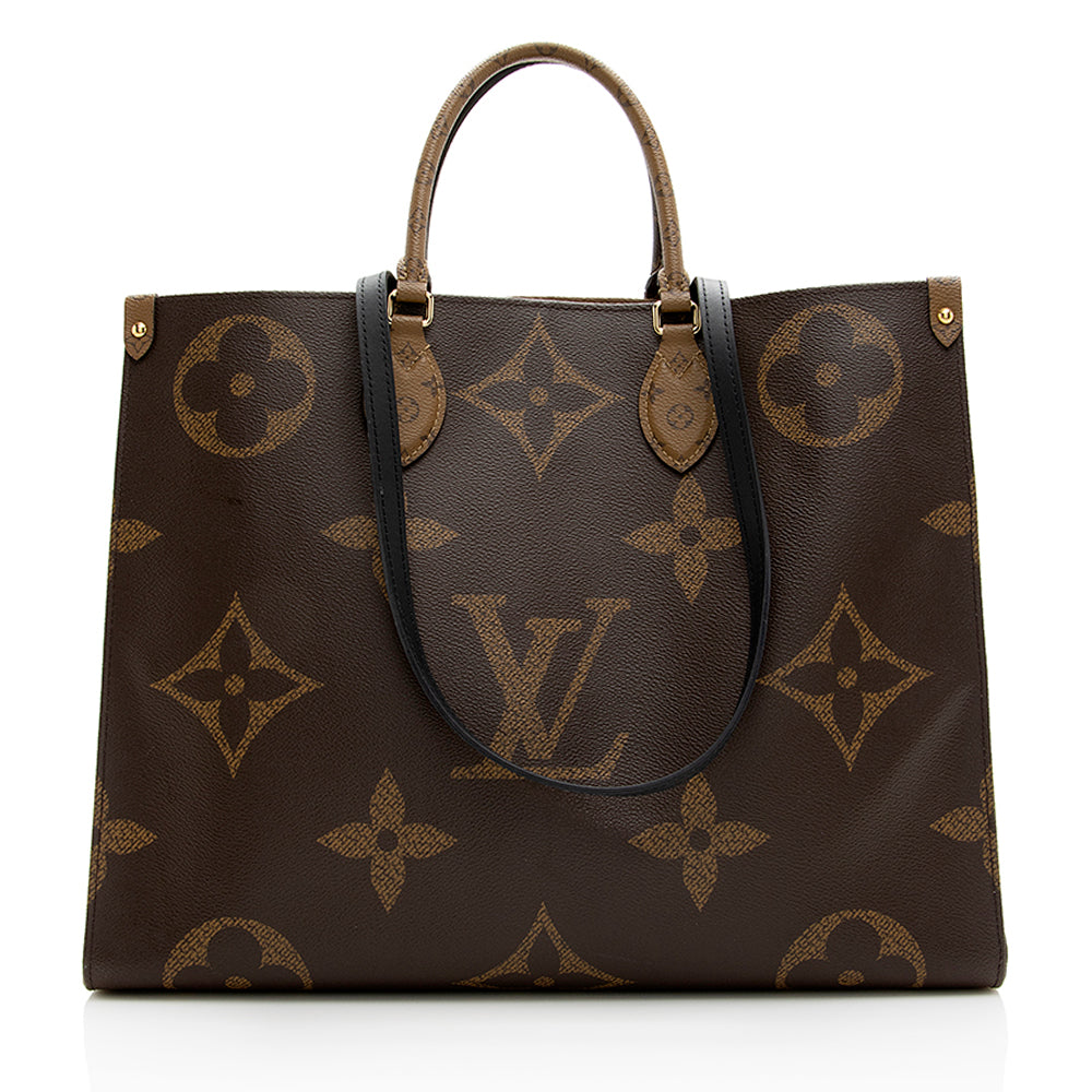 Louis Vuitton Giant Monogram Onthego GM Tote (SHF-20518)
