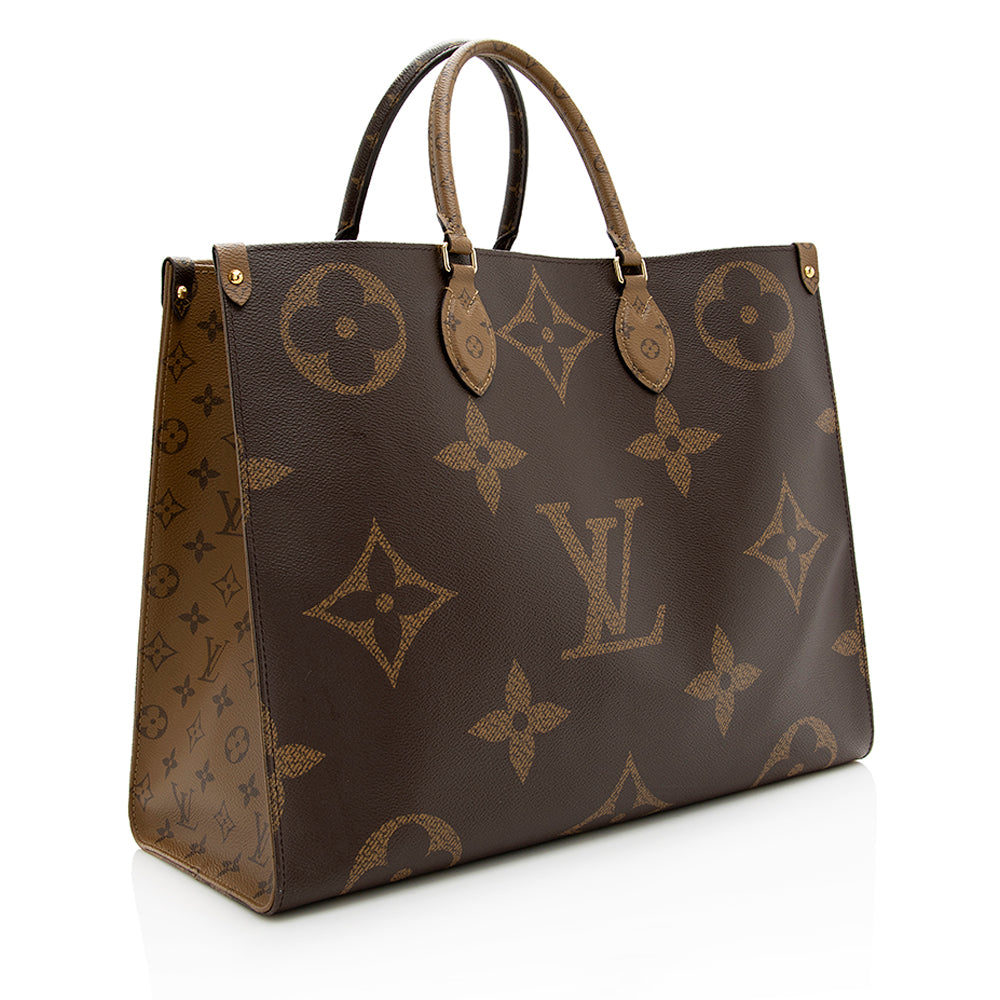 Louis Vuitton Giant Monogram Onthego GM Tote (SHF-20518)