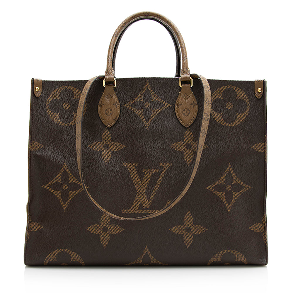 Louis Vuitton Giant Monogram Onthego GM Tote (SHF-21206)
