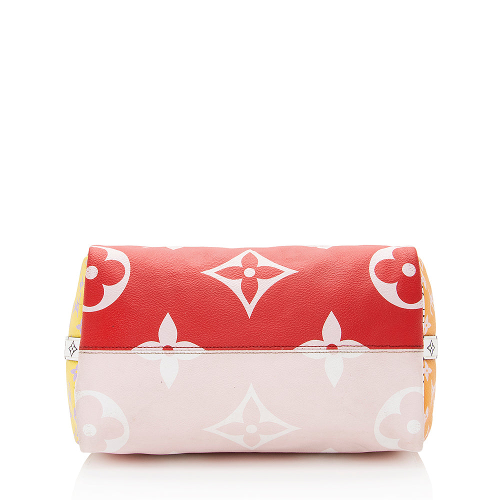 Louis Vuitton Giant Monogram Speedy Bandouliere 30 Satchel (SHF-20183)