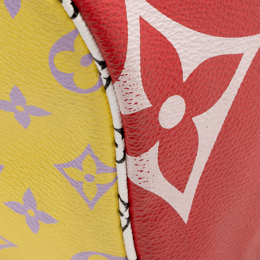 Louis Vuitton Giant Monogram Speedy Bandouliere 30 Satchel (SHF-20183)