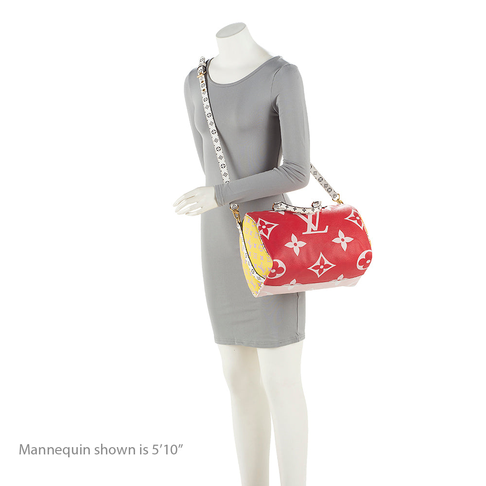 Louis Vuitton Giant Monogram Speedy Bandouliere 30 Satchel (SHF-20183)