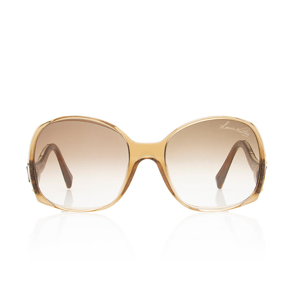 Louis Vuitton Gina ブラウン サングラス Louis Vuitton Honey Speckling Acetate Frame Gina Sunglasses